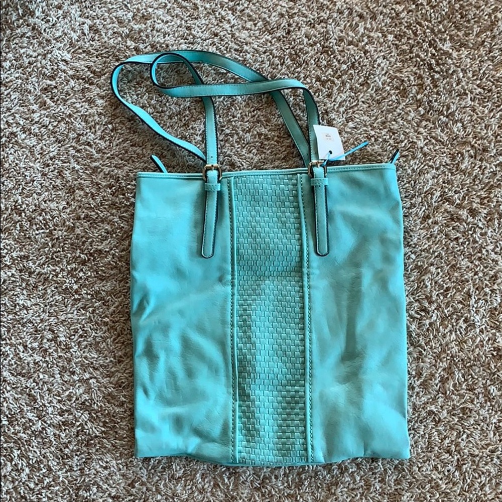 NWT Large Light Mint Green/Aqua Bag